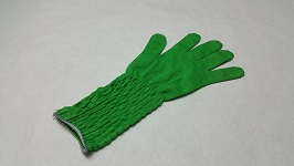 GLOVE POLYESTER GREEN;LINT FREE FULL FIN LARGE - Lint Free
